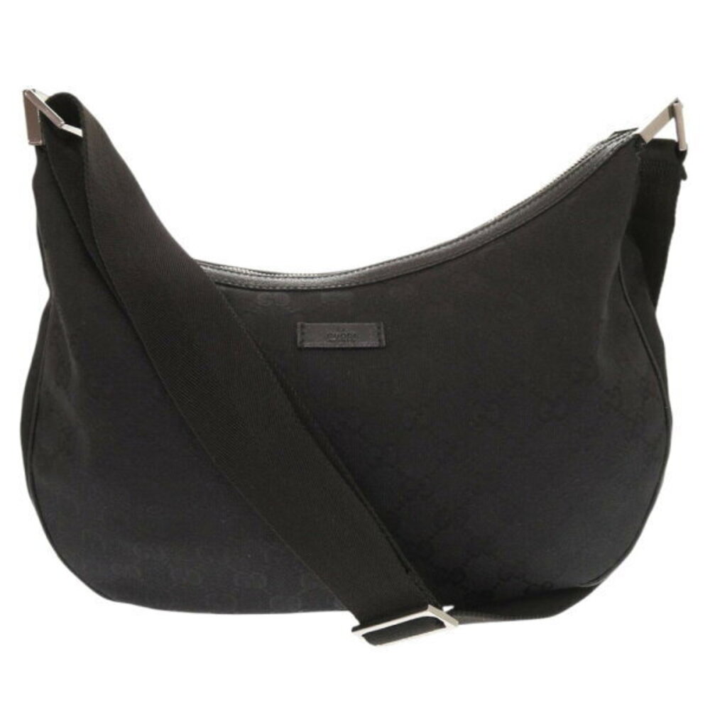 Gucci GG canvas black shoulder bag
